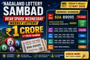 Nagaland Lottery Sambad Result 13 may 2026